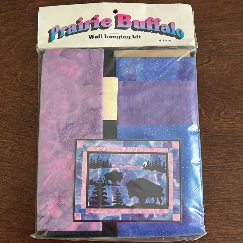 Prairie Buffalo wall hanging kit